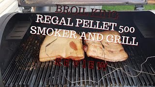 Broil King Regal 500 Pellet Smoker Review [upl. by Jadda338]