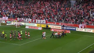 Angel Gomes suffered with head injury after clash with Amadou Kone in Lille vs Reims [upl. by Bradstreet944]