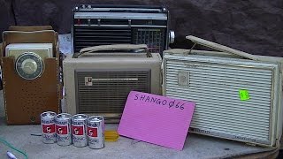 Analyzing 4 Vintage Tube and Transistor Radios [upl. by Yllek809]