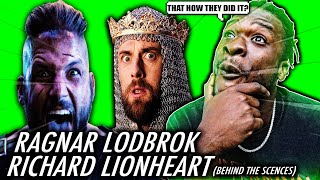 Ragnar Lodbrok vs Richard The Lionheart ERB Behind the Scenes Epic Rap Battles of History REACTION [upl. by Sualokin]