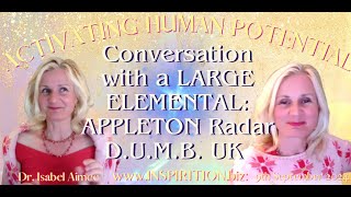 Conversation with a LARGE ELEMENTAL APPLETON DUMB UK [upl. by Ellehcrad883]