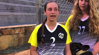 Glencoes Katie Smith totals hat trick in 41 win over Etowah [upl. by Jacinthe]