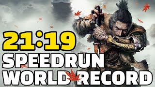 Sekiro Any Speedrun in 2119 Former WR [upl. by Claiborn]