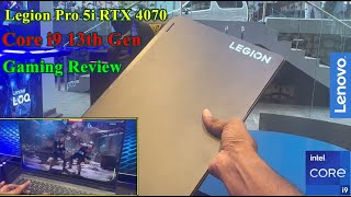 Lenovo Legion Pro 5i Gaming Laptop Intel Core i9 13900HX  RTX 4070 Gaming Test [upl. by Musette]