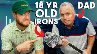 I Fit My Dad 18 hcp With The Best Golf Game Improvement Irons of 2024 [upl. by Irehs]