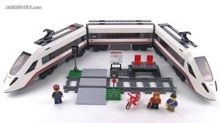 LEGO City 60051 HighSpeed Passenger Train reviewed Summer 2014 [upl. by Rodrich]