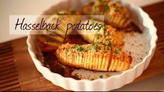 How to make Hasselback potatoes  Recipe video [upl. by Ise312]