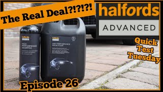 HALFORDS ADVANCED SNOWFOAM AND SHAMPOO  QUICK TEST TUESDAY SPECIAL carcare cardetailing carwash [upl. by Lamond9]