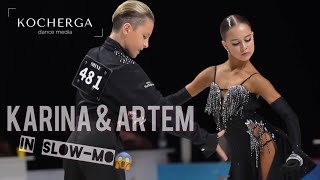 Karina in SLOW MO😱😨🔥🔥🔥ballroomdance wdsfdancesport dance jive ballroommakeup dancers [upl. by Nicole]