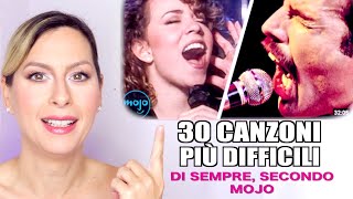 LE 30 CANZONI PIÙ DIFFICILI DA CANTARE [upl. by Zawde338]