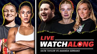 LIVE • Katie Taylor vs Amanda Serrano • Watch Along [upl. by Eizzil]