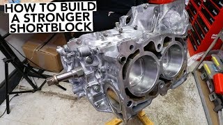 SUBARU Engine Rebuild  Short Block Assembly  Part 2 [upl. by Isobel626]