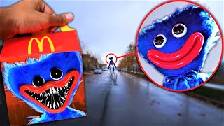 Do Not Order HUGGY WUGGY HAPPY MEAL From POPPY PLAYTIME AT 3AM HUGGY WUGGY SPOTTED IN REAL LIFE [upl. by Atronna470]