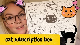 SUBSCRIPTION BOX FOR CATS CATTITUDE BOX  feat 3 kittens [upl. by Peace]