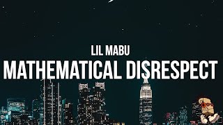 Lil Mabu  MATHEMATICAL DISRESPECT Lyrics quotmabu i like purplequot [upl. by Ortensia300]