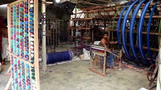 Conventional Warping Process  Warping for Power Loom [upl. by Yk]