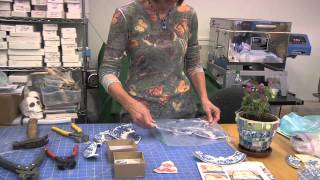 How to Cut China Plate for Mosaic Art [upl. by Spenser]