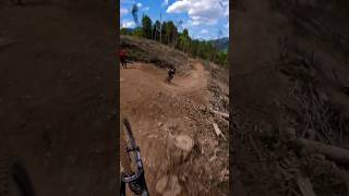 New Morzine Trails on the 161 😎 mtb morzine pov [upl. by Henghold514]