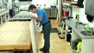 how to lift a full sheet of plywood dave stanton woodworking [upl. by Oxford229]