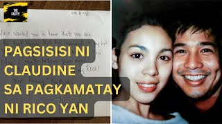 Claudine Barreto Pinagsisihan ang Pagkamatay ni Rico Yan ricoyan claudine [upl. by Telfer]