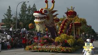 2023 Donate Life Rose Parade Float  Mountain Side Video [upl. by Misti]