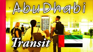 【Airport Tour】2023 How to Transit at Abu Dhabi International Airport [upl. by Crispas]