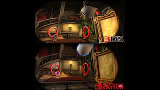 Luigis Mansion 2 HD Treacherous Mansion Entrance Peek 3DS Vs Switch [upl. by Ordep194]