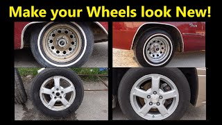 DIY Rust amp Tarnish Elimination Chrome Alloy Wheels Bumpers Water Sandblasting Pressure Washer Magic [upl. by Leilamag512]