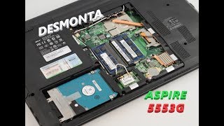 Desmontar Acer Aspire 5553G Mantenimiento Laptop Se Calienta [upl. by Nnylaj354]