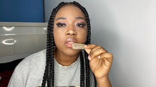 Clay eating asmr clayeating edibleclay treazyblaq [upl. by Acinna]