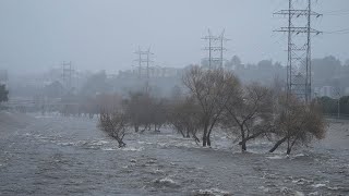 Evacuation orders warnings in effect as storm pummels SoCal [upl. by Nnayram831]