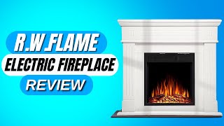 R W FLAME Electric Fireplace Review [upl. by Shayla]