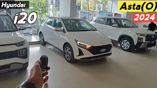 Hyundai i20 Top Model 2024 ❣️ Hyundai i20 AstaO Reallife Review 😍 [upl. by Kristal242]