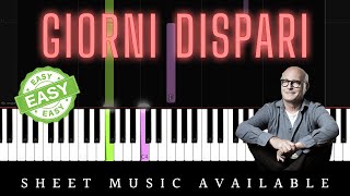 Ludovico Einaudi  Giorni Dispari Easy Piano Tutorial [upl. by Zarger268]