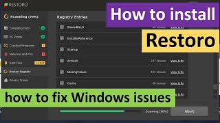 How to install Restoro on Windows amp How to scan and fix Windows issues [upl. by Eyaf158]