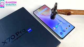 Vivo X70 Pro Screen Scratch test  AMOLED Display [upl. by Baram]