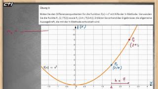 Differenzenquotient  Durchschnittliche mittlere Änderungsrate ★ Übung 3 [upl. by Baniez554]