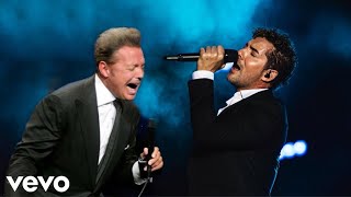 Luis Miguel Y David Bisbal quotContigo Aprendíquot En Vivo [upl. by Nethsa]