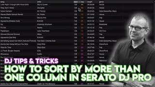 Serato Tips And Tricks  How To Sort By More Than One Column In Serato DJ Pro [upl. by Allicsirp]