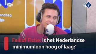 Feit of fictie Heeft Nederland een van de hoogste minimumlonen  NPO Radio 1 [upl. by Kazim]