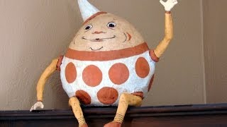 Paper Mache Egg  Humpty Dumpty [upl. by Sacul]