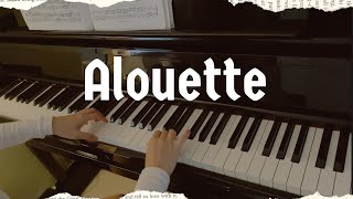 Alouette Piano Lesson Made Easy 3 P32 by ANKI PIANO [upl. by Annij426]