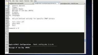 Postfix Dovecot Squirrelmail configuration [upl. by Lombardo]