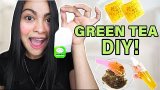 4 ways to use ONE GREEN TEA BAG on your face to reduce skin inflammation FAST [upl. by Nairadal]