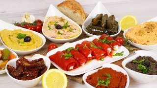 Türkische Vorspeisen  Meze I Beilagen zum Grillen  Dips [upl. by Ayk]