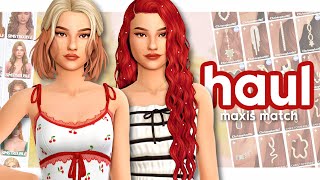 BEST CC FINDS  Sims 4 Custom Content Haul Maxis Match [upl. by Jun362]