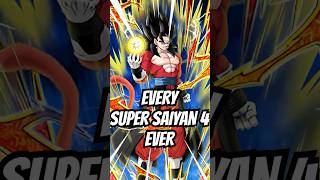 EVERY Super Saiyan 4 In Dragon Ball dragonball dragonballz goku [upl. by Gove]