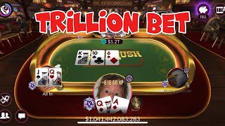 HOW TO WIN TRILLION CHIPS Zynga Texas Hold’em Poker [upl. by Bolitho914]