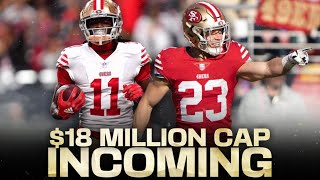 49ers salarycap update SF about to gain 18 million — raise for McCaffrey Jauan Jennings Aiyuk [upl. by Bennion]