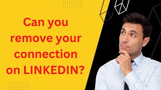 Can you remove connections on LinkedIn  LinkedIn remove connection vs block  linkedintutorial [upl. by Anitnuahs]